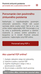 Mobile Screenshot of povinne-zmluvne-poistenie.sk